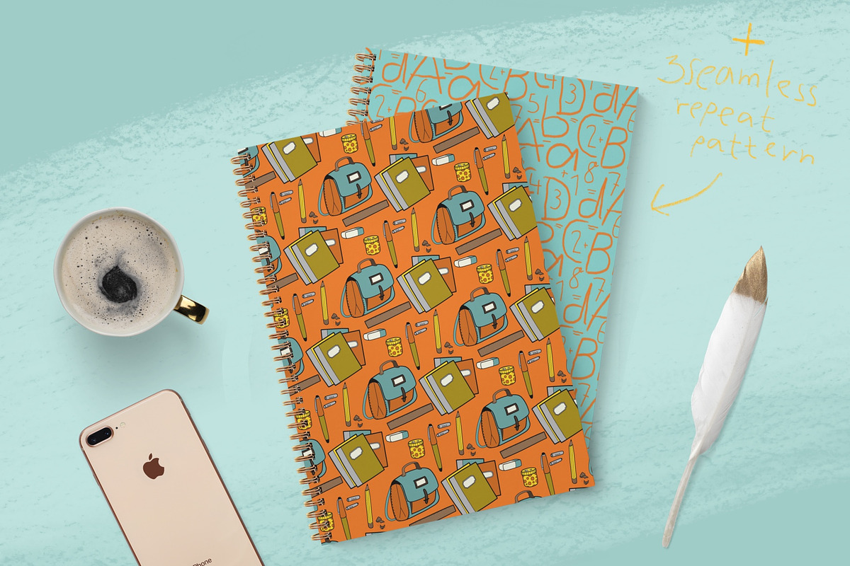 Back To School font + illustrations, a Font by LAFOLO (Photo 4 of 6)