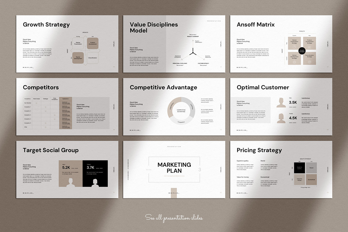 Business Plan PowerPoint Template, a Presentation Template by TemplatesForest (Photo 9 of 13)