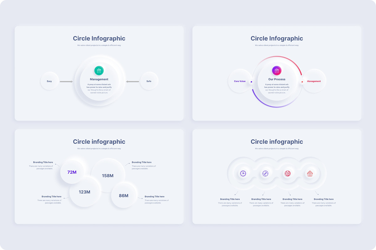 Neumorphic Presentation Template, a Presentation Template by TemplateZuu (Photo 43 of 48)