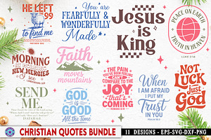 Christian Jesus Quote Bundle SVG PNG, an Object Graphic by FiveStarCrafting