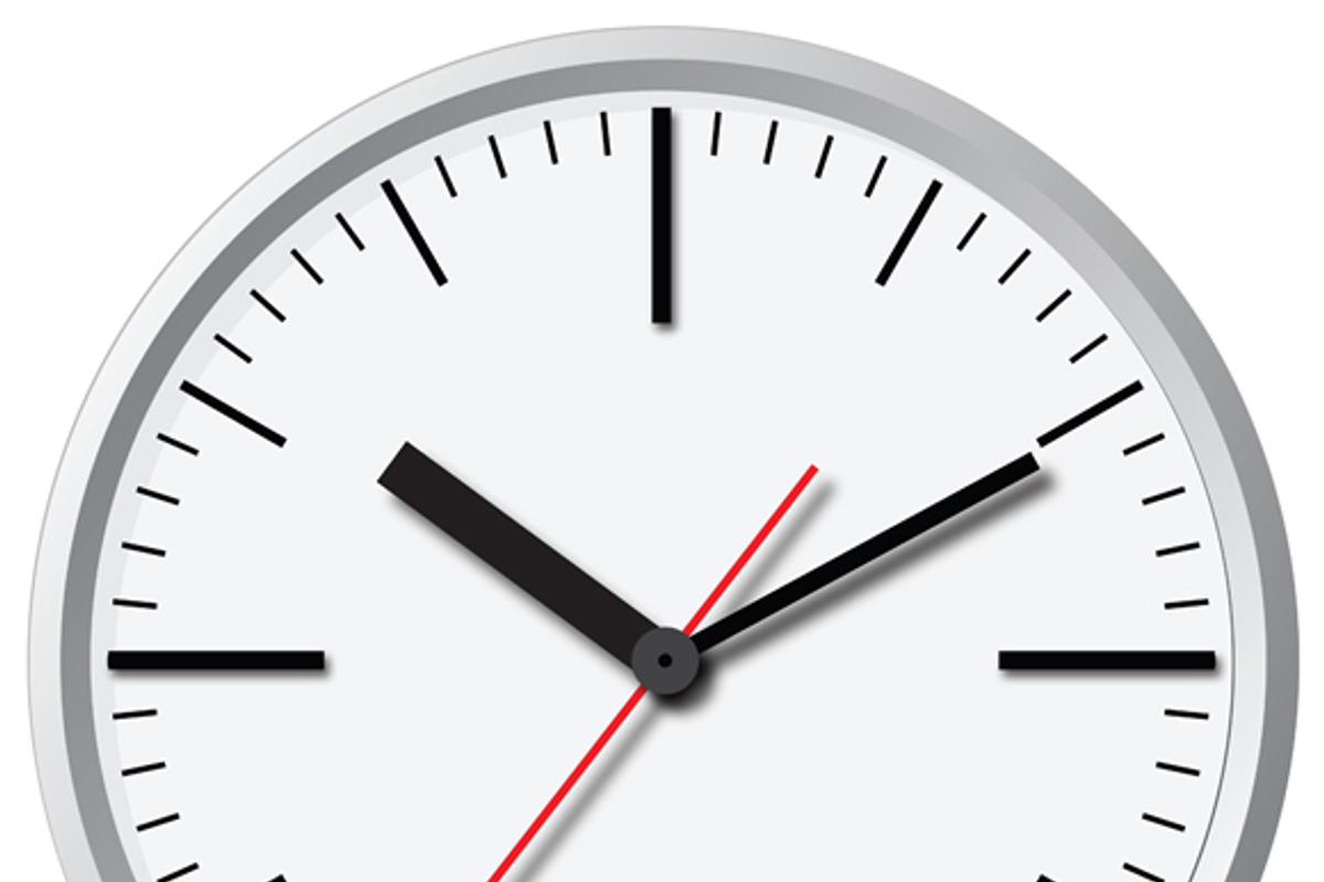 Wall mounted digital clock. Vector i preview 4