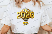 2026 New Year Ballons Clipart, an Illustration by DreamArtGraphic (Thumbnail 2 of 5)