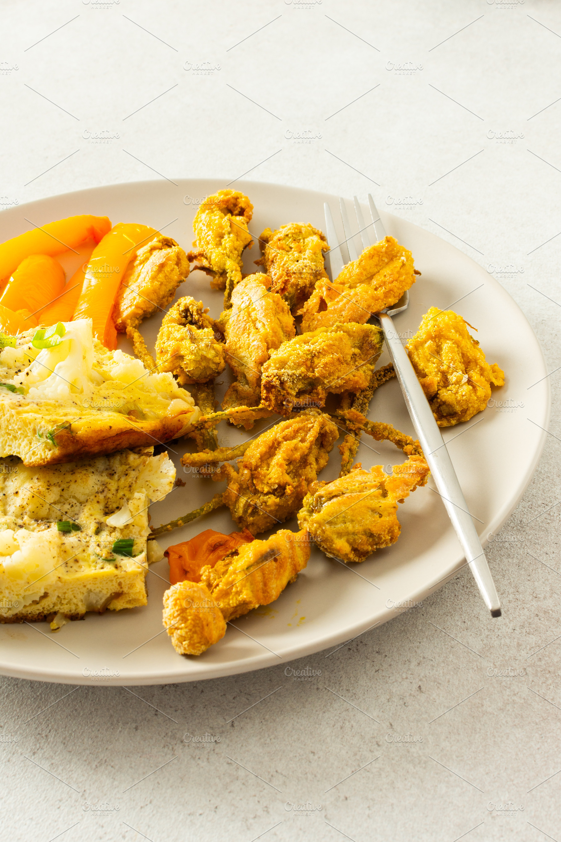 Enjoy a delicious vegetarian meal, a Food & Drink Photo by Pundateam