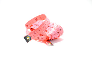 Measuring tape containing accuracy, background, and blue