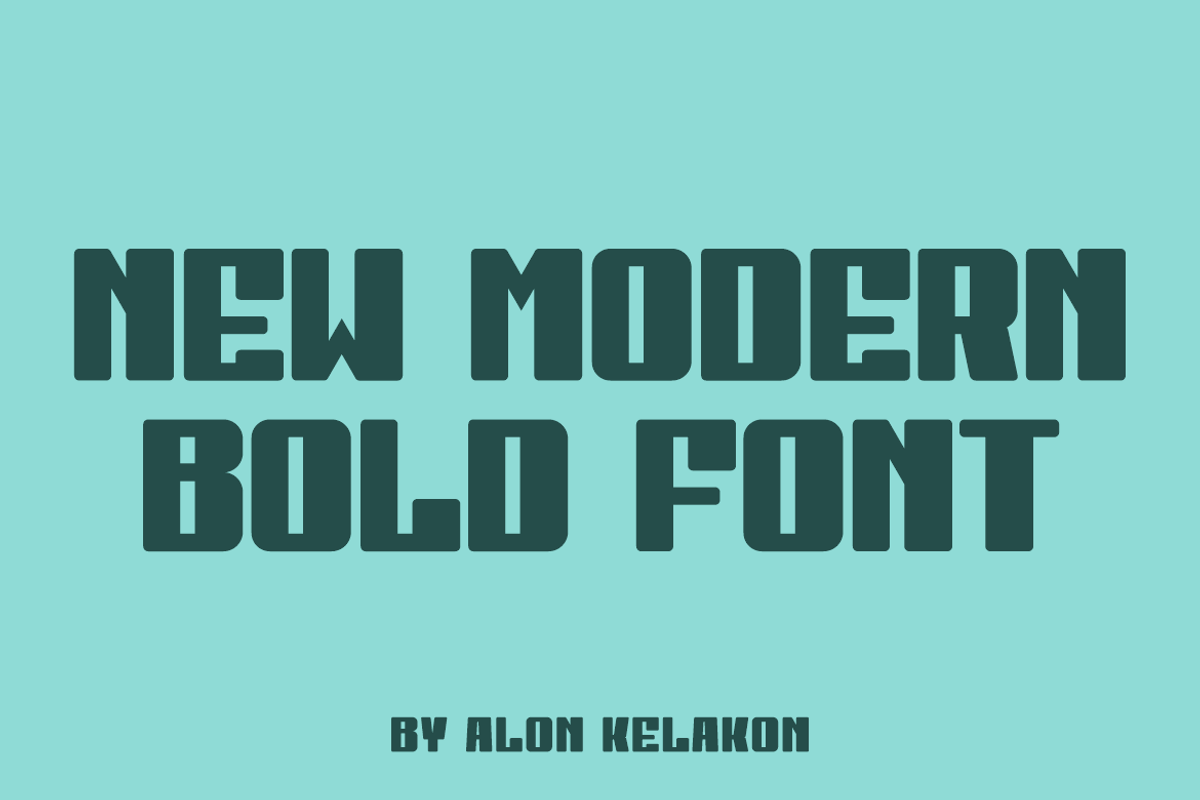 Bold Brengos, a Sans Serif Font by alon kelakon (Photo 3 of 5)