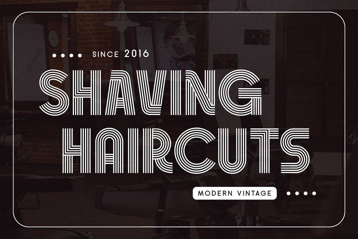 Rambors - Retro Font, a Font by Arterfak Project (Photo 7 of 12)