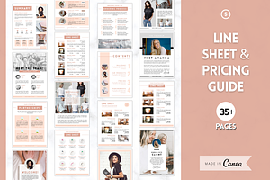 35 Editable Line Sheet Templates