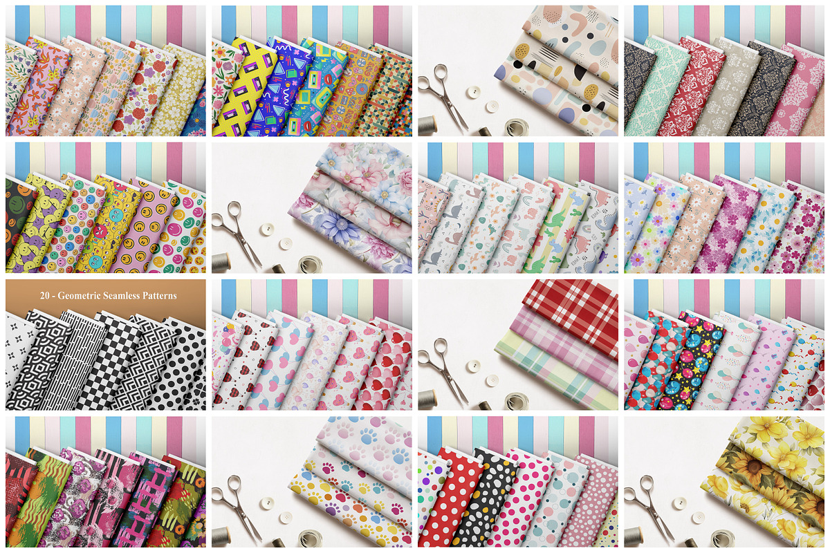 15000 Seamless Pattern Mega Bundle, a Pattern Graphic by Digital Studio (Photo 33 of 38)