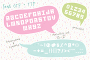 Pink Lemonade - retro display font, a Font by Watercolor Nomads (Thumbnail 2 of 3)