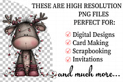 Cute Cartoon Christmas Reindeer, an Illustration by Daily.Designs (Thumbnail 2 of 5)