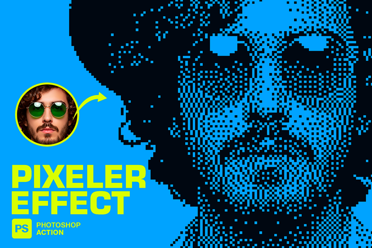 Pixeler Effect Photoshop Action, an Action Add-On by iHemalaya (Photo 4 of 7)