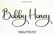 Bobby Honey, a Handwritten Font by InermediaSTUDIO (Thumbnail 1 of 8)