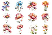 Whimsical Spring Wildflower Clipart, an Illustration by Dream Creation (Thumbnail 3 of 6)