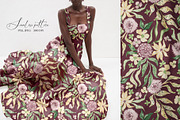 Spring Botanical Floral Pattern, a Pattern Graphic by SirenaArt (Thumbnail 15 of 17)
