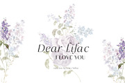 Floral Lilac Watercolor Collection, an Illustration by Grace Noboa Illustrations (Thumbnail 4 of 13)
