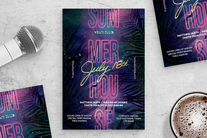 Summer House DJ Flyer Banners