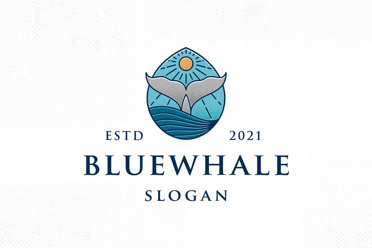 Blue Whale Colorful Logo Template, a Branding & Logo Template by vectorwithin (Photo 1 of 3)