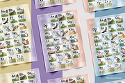 Printable Animal Alphabet For Kids, an Education Illustration by Curiouss (Thumbnail 3 of 10)