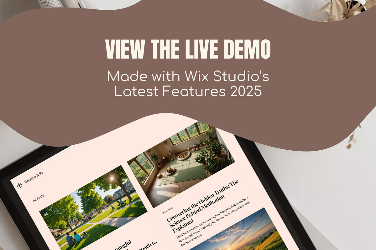 Wix Studio Template Wellness blog, a Wix Template by PATCHPO (Photo 4 of 9)