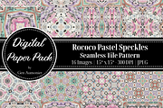 Pastel Rococo Abstract Patterns, a Pattern Graphic by Gen Aumonier (Thumbnail 1 of 7)