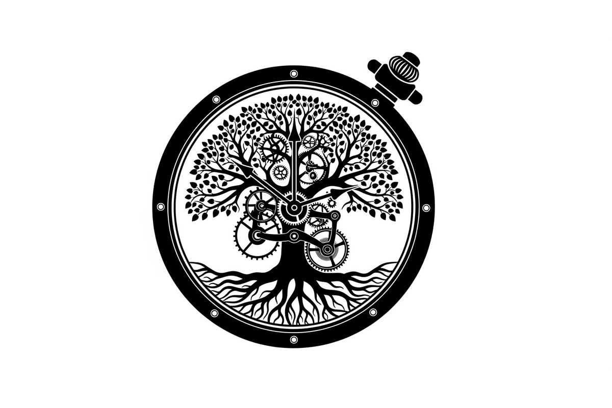 Steampunk Tree of Life Symbol Bundle, an Illustration by yasushie (Photo 28 of 31)