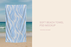 Beach Towel Psd mockup