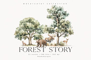 Forest Story, an Animal Illustration by PeDe Designs (Thumbnail 6 of 10)