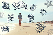 Summer sea lettering and doodle set, a Graphic by catary art (Thumbnail 8 of 8)