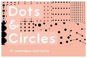 Dot & Circles - 10 Seamless Patterns, a Pattern Graphic by Uncommon Mockups (Thumbnail 1 of 3)