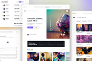 NFT Website, an UI Kit Template by Julia Shagofferova (Thumbnail 5 of 13)