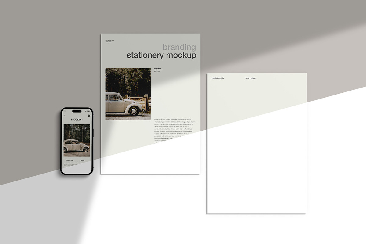 Branding  Stationery Mockups, a Print Template by Alhaytar (Photo 2 of 3)