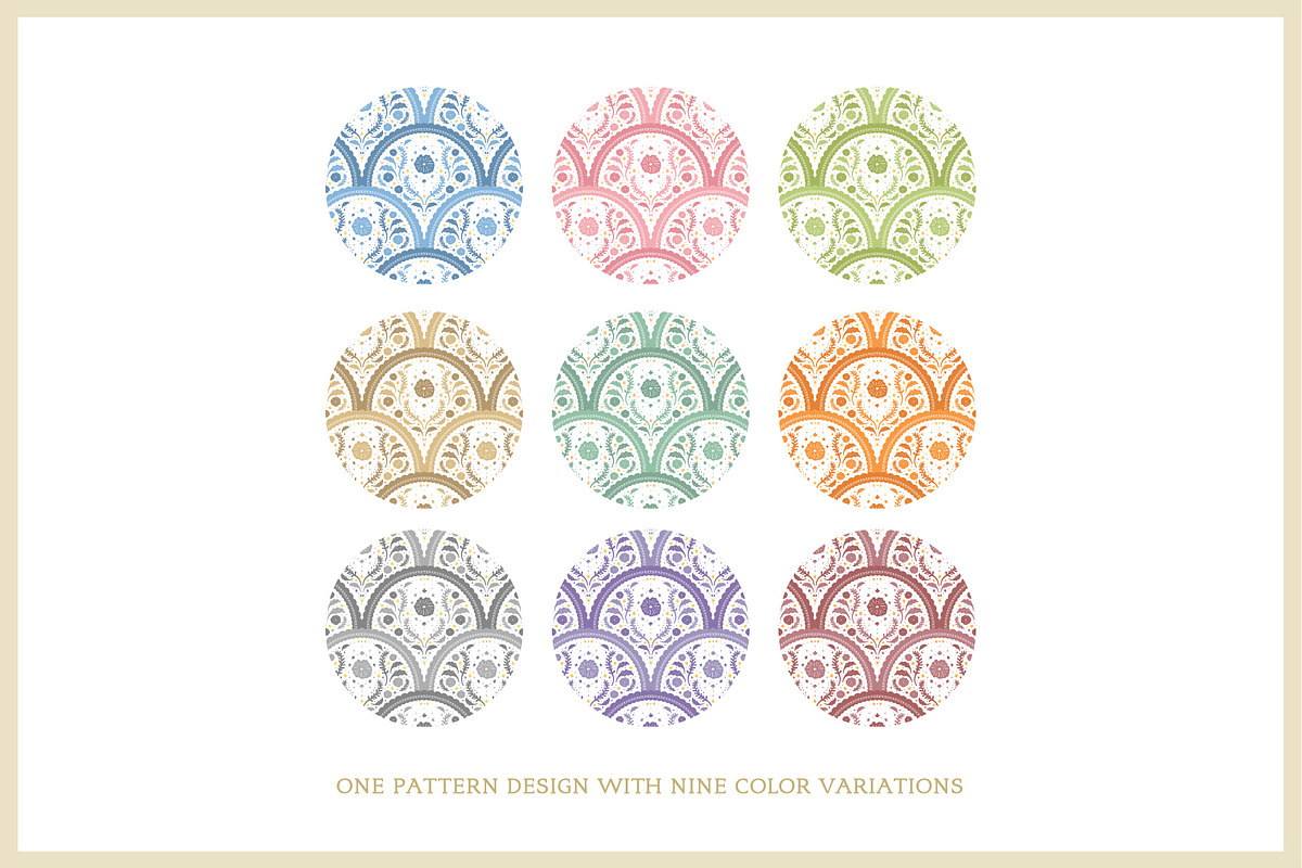 Cottagecore Pattern 7 Blue Floral, a Pattern Graphic by Euonia Meraki (Photo 3 of 13)