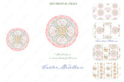 Easter Pink Medallion, a Graphic by LABFcreations (Thumbnail 2 of 4)