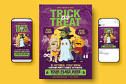 Halloween Trick or Treat Flyer, a Flyer Template by Creativestoree (Thumbnail 3 of 5)