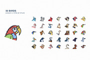 Birds icon set, an Icon by Icongeek26 (Thumbnail 1 of 6)