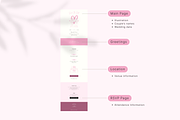 Romantic Line Art Wedding Website, a Landing Page Template by batang (Thumbnail 4 of 5)