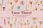Luxe Floret Prints & Patterns, a Pattern Graphic by GND ART STUDIO (Thumbnail 1 of 8)