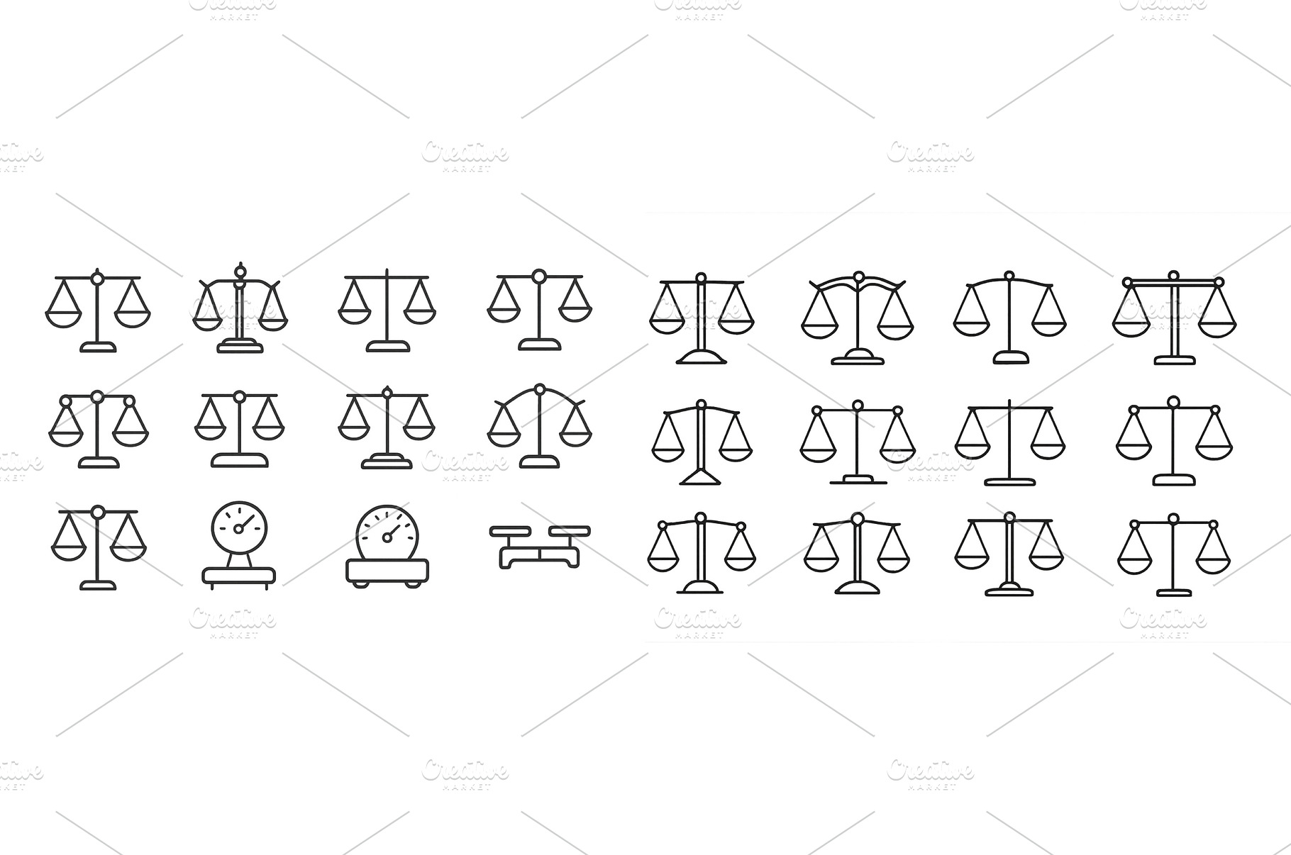 Various illustrations of scales, an Abstract Photo by ZinetroN