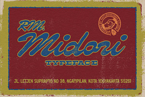 RM MIDORI TYPEFACE