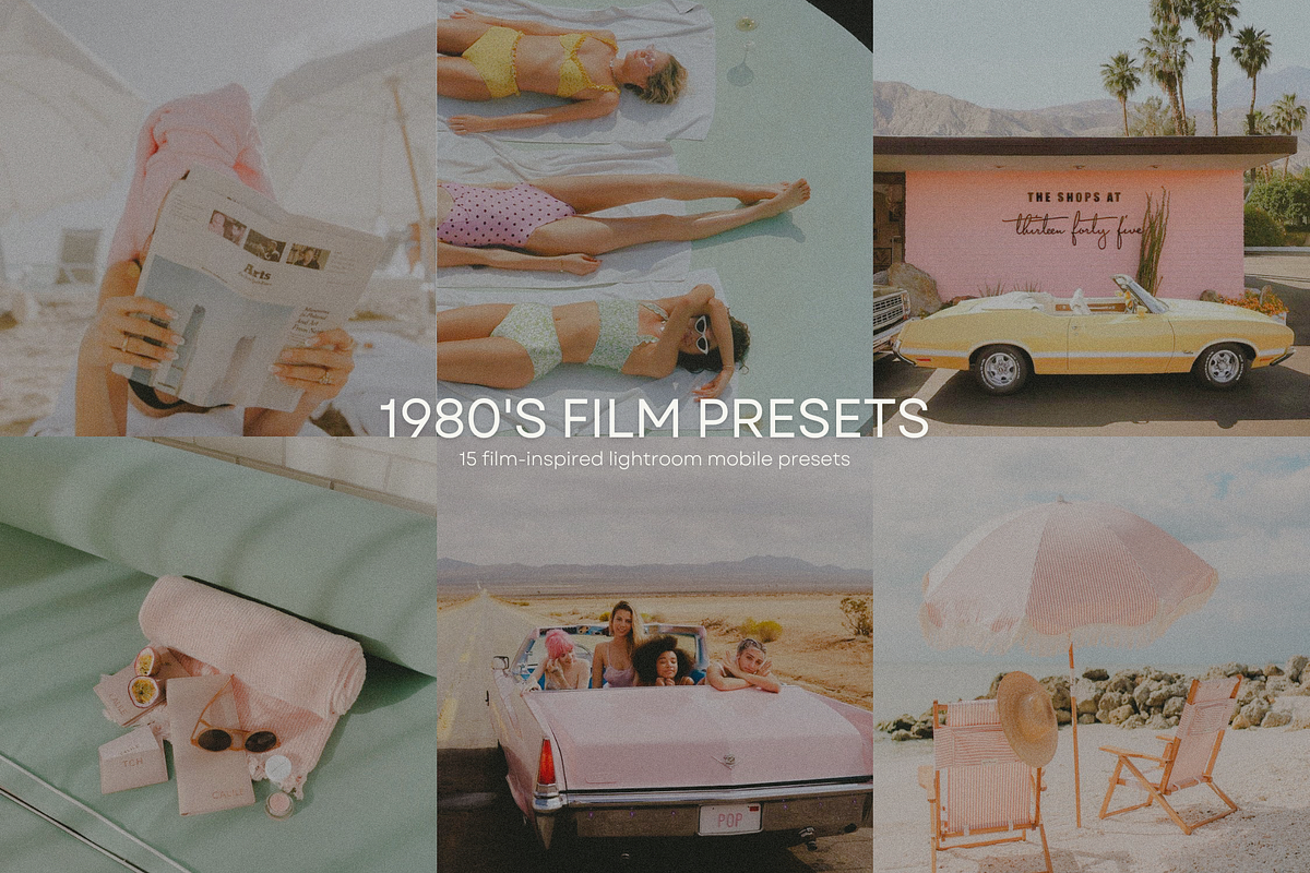 1980'S FILM LIGHTROOM MOBILE PRESETS, a Preset Add-On by AmuletPresets (Photo 1 of 11)