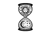 Celestial Sun Moon Hourglass Bundle, an Illustration by Gaye Art (Thumbnail 28 of 31)