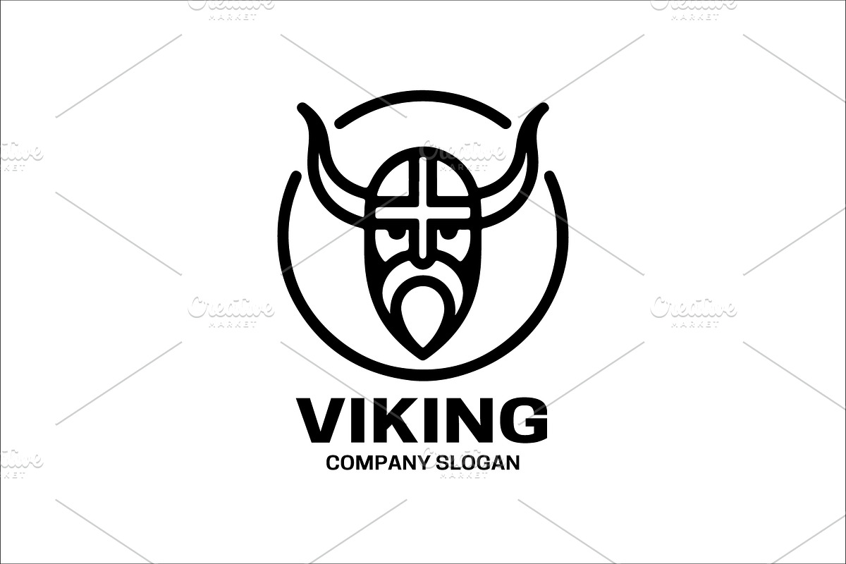Viking Warrior Logo, a Branding & Logo Template by Vectorium Studio (Photo 1 of 2)