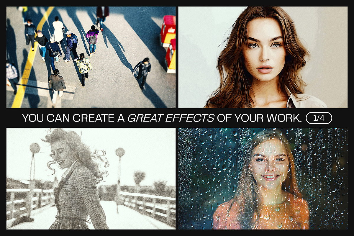 12 Photo Effect Templates, a Layer Style Add-On by iDoodle Studio (Photo 3 of 6)