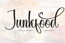 Junkfood | Script Font