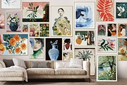 80 Artistic Botanical Prints Gallery, a Background Graphic by Muzi pear studio (Thumbnail 2 of 8)