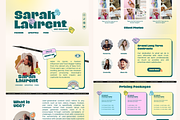 Retro UGC Portfolio Template Canva, a Landing Page Template by Sixtysix Labs (Thumbnail 6 of 7)