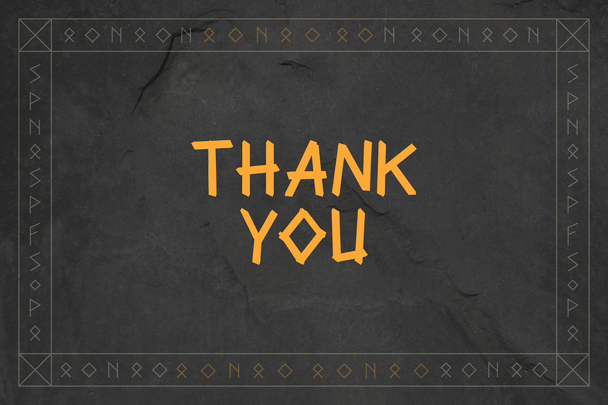Ragnarun - Display Font, a Font by Mily Studio (Photo 10 of 10)