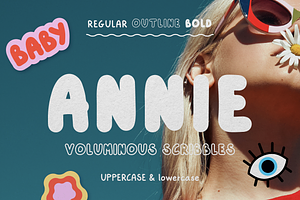 Annie - Voluminous Retro Typeface