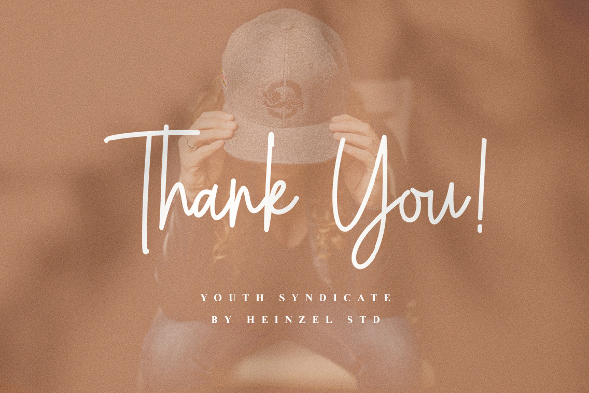 Youth Syndicate Signature Font, a Handwritten Font by Heinzel Std (Photo 21 of 22)