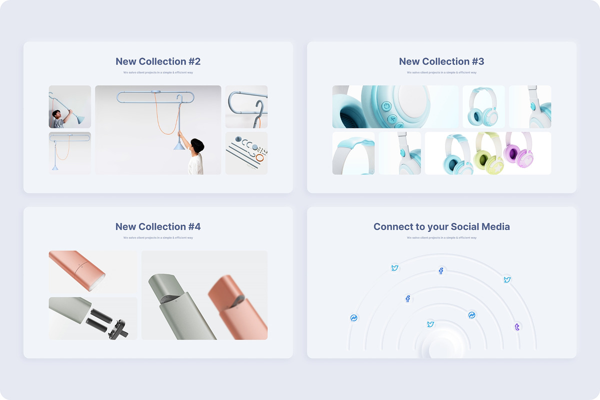 Neumorphic Presentation Template, a Presentation Template by TemplateZuu (Photo 22 of 48)